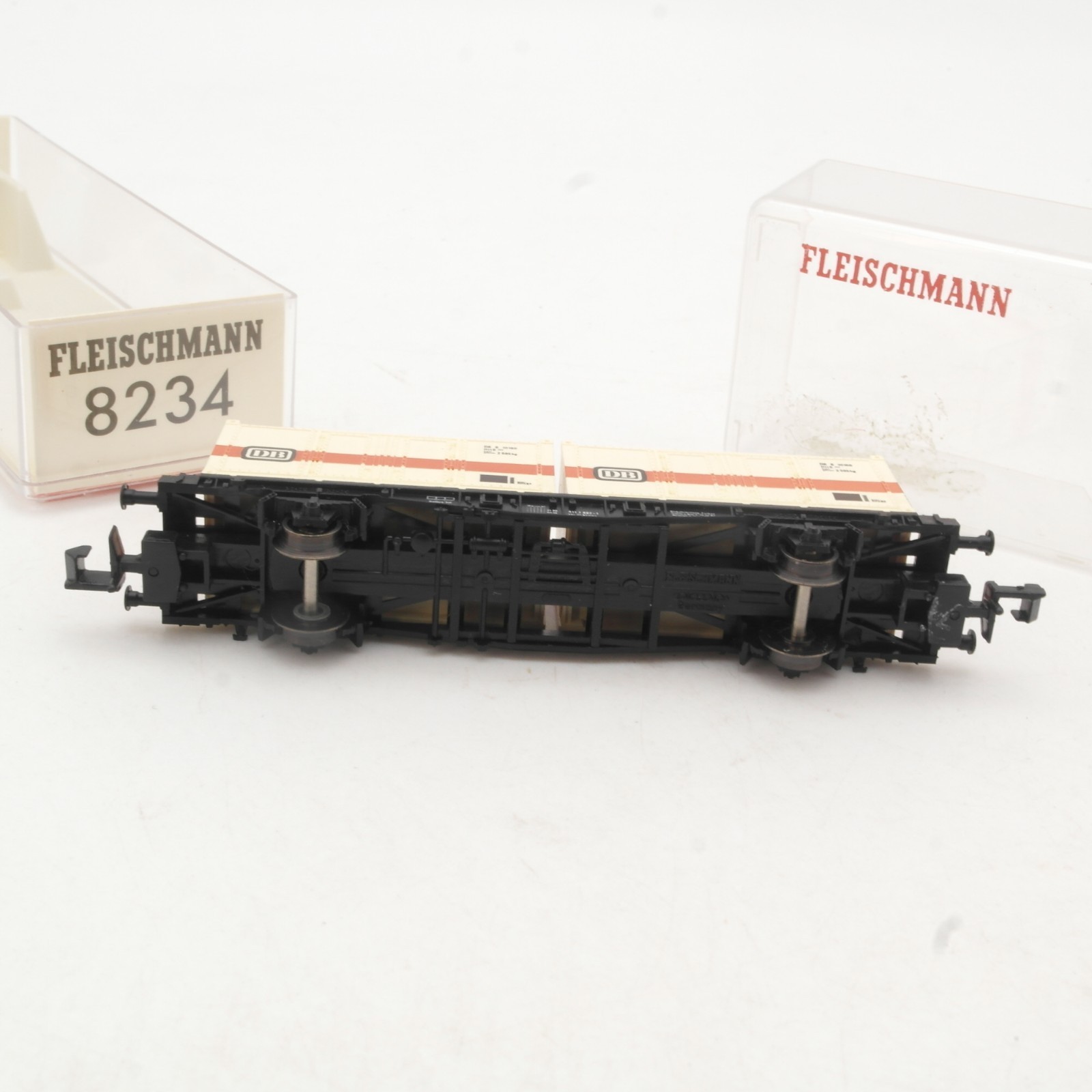 Fleischmann N 8234 Containerwagen der DB in OVP RR4928 – Bild 4