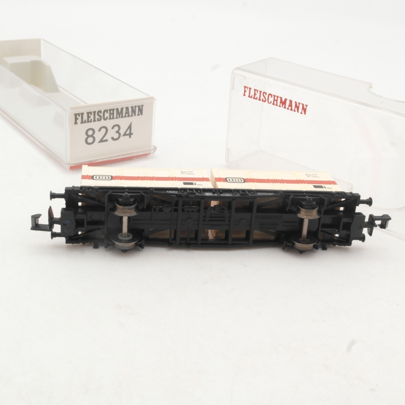 Fleischmann N 8234 Containerwagen der DB in OVP RR4934 – Bild 4