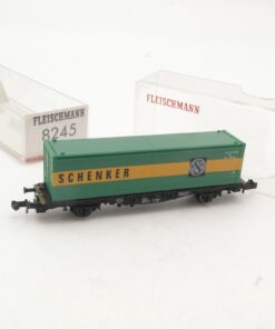 Fleischmann N 8245 Containerwagen Schenker in OVP RR4942
