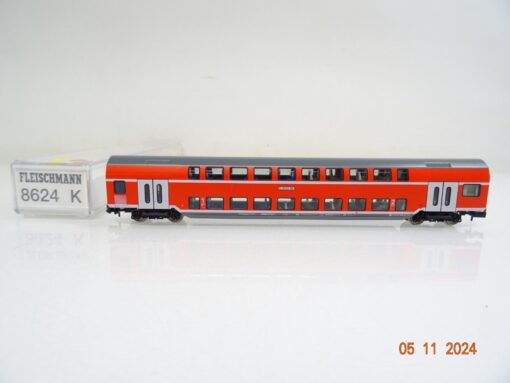 Fleischmann N 8624 K Doppelstockwagen 1./2. Kl. der DB in OVP PR3685