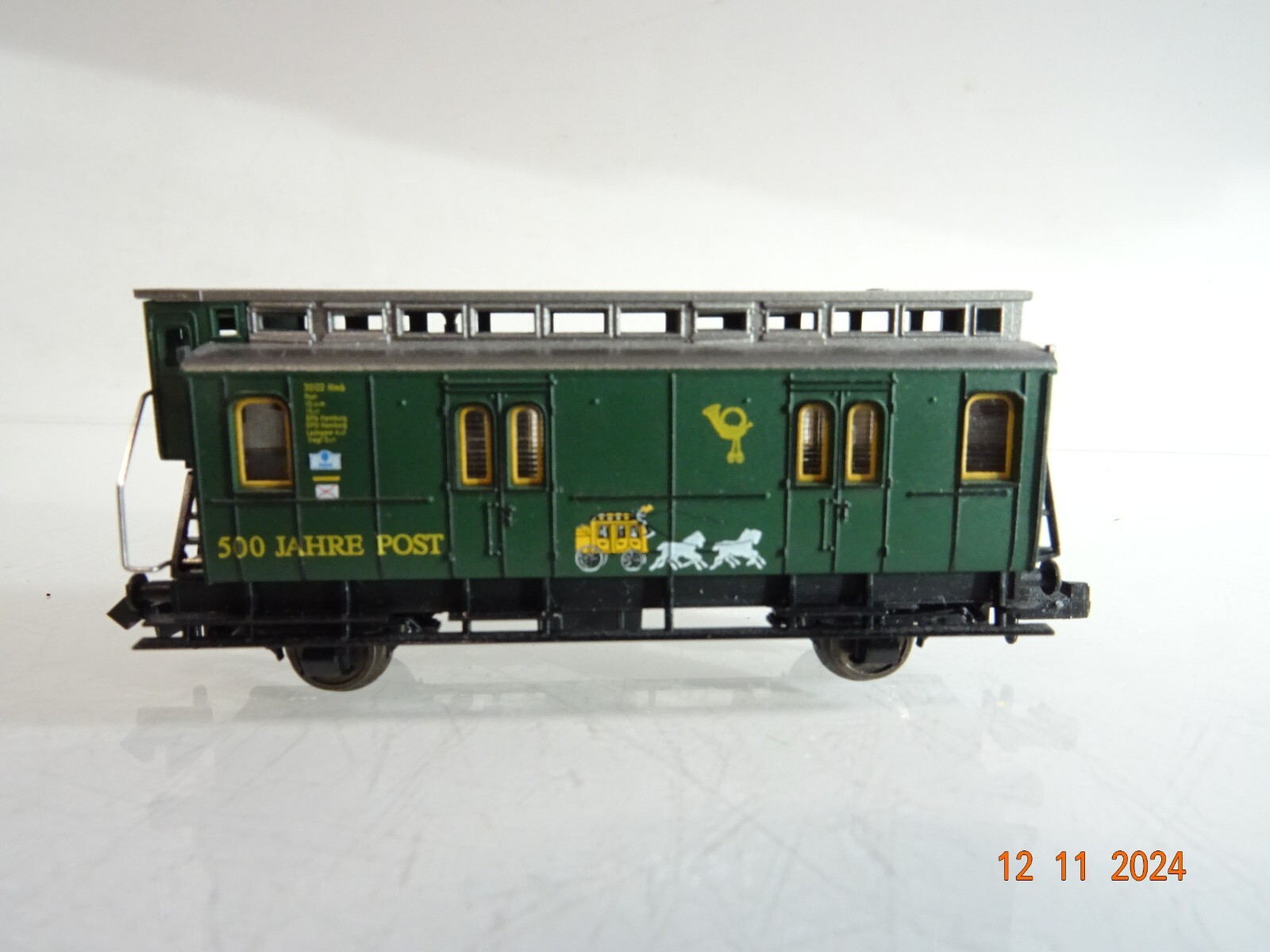 Fleischmann N Bahnpostwagen der DBP PR3842 o.