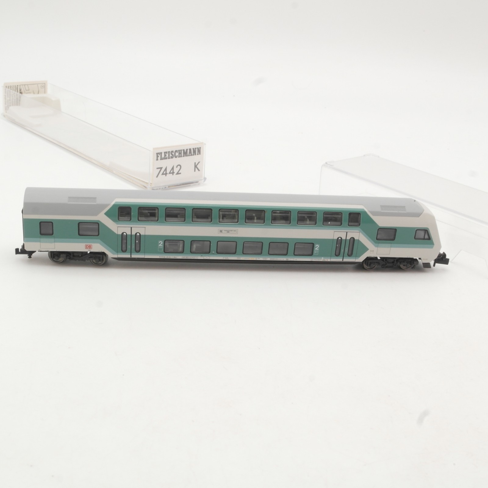 Fleischmann N Doppelstock Steuerwagen 2. Klasse der DB in EVP RR5354 – Bild 3