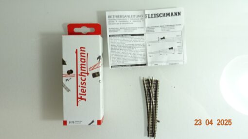 Fleischmann Spur N 9178 Weiche links siehe Foto in OVP CK7702
