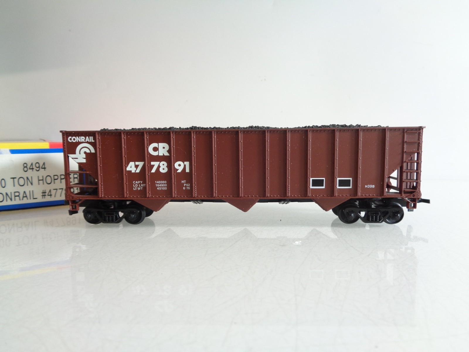 Freight Car H0 8494 US Hochbordwagen mit Kohleladung der CR in OVP BH903 – Bild 3