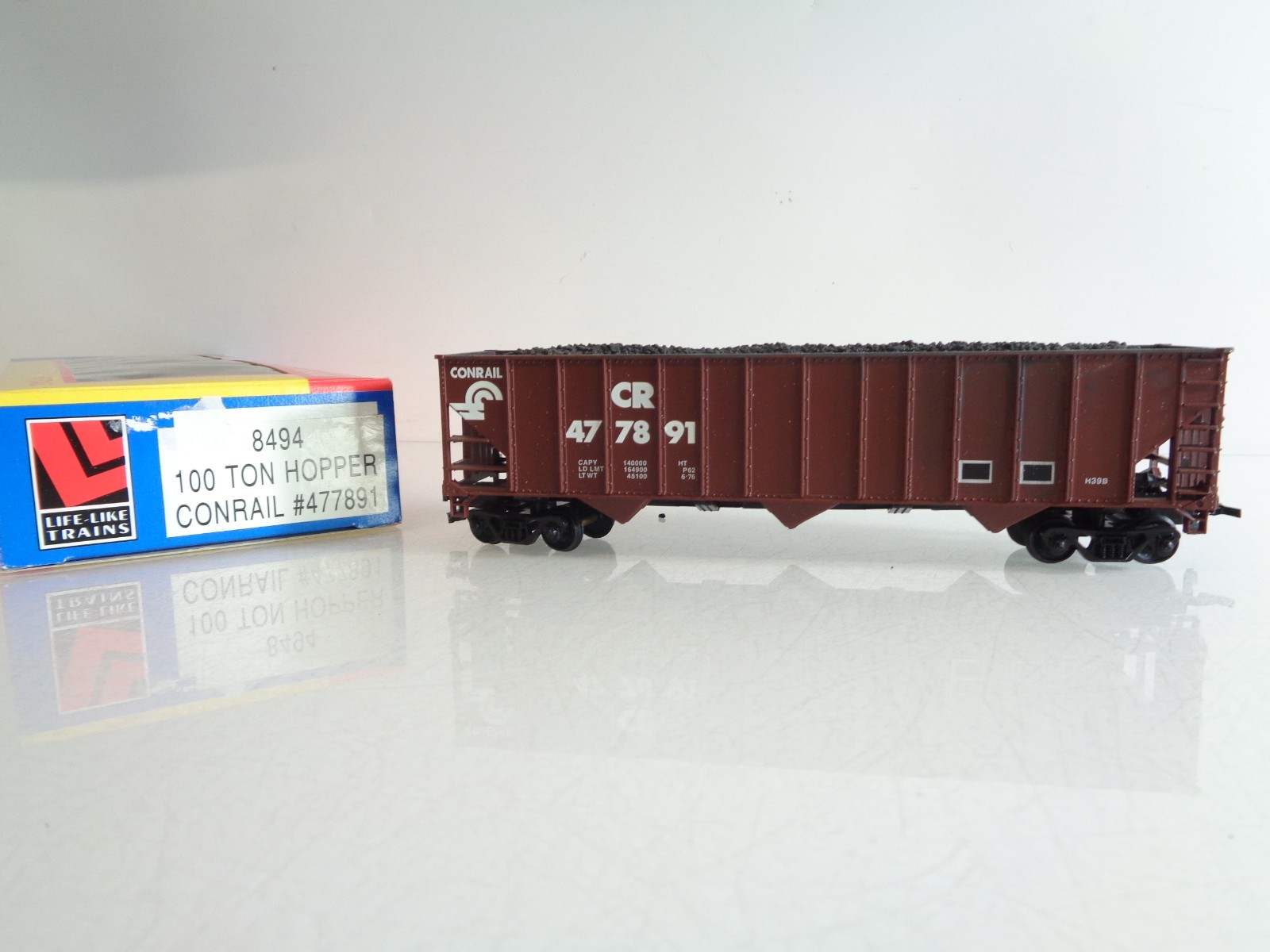 Freight Car H0 8494 US Hochbordwagen mit Kohleladung der CR in OVP BH903