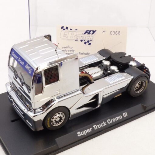 GBtrack Ref. 08022 / 96009 MAN TR 1400 Super Truck Cromo III, in PC-Box EB9172