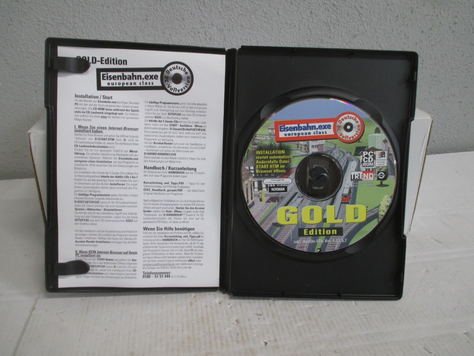 Gold Edition Eisenbahn.exe Eisenbahn Simulator PC  m.OVP WZ7218 – Bild 3