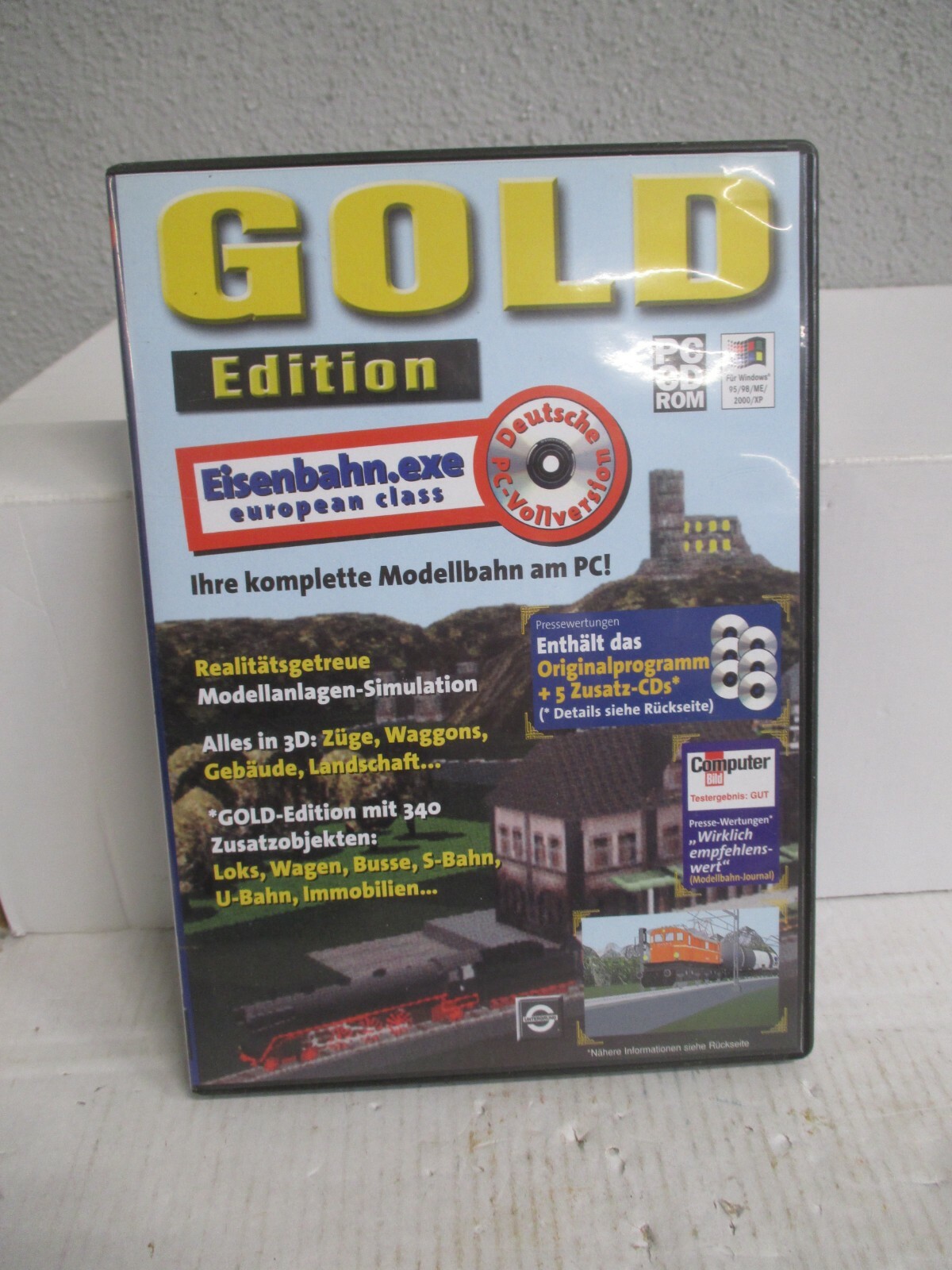Gold Edition Eisenbahn.exe Eisenbahn Simulator PC  m.OVP WZ7218
