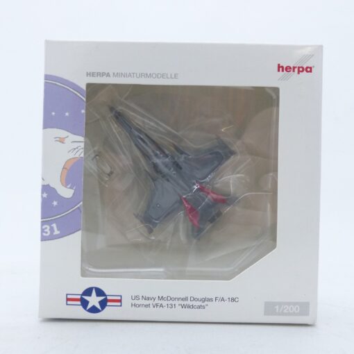 Herpa 1:200 554169 McDonnell Douglas F/A-18C Hornet VFA-131 in OVP EX6253 – Bild 5