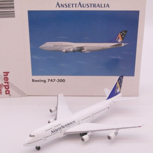 Herpa 1:500 503291 Boeing 747-300 - Ansett Australia in OVP EZ9044