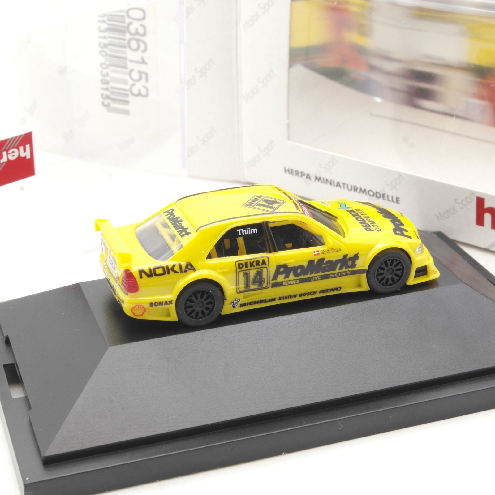 Herpa 1:87 036153 AMG Mercedes-Benz C180 #14 DTM 94 in OVP RA8257 – Bild 3