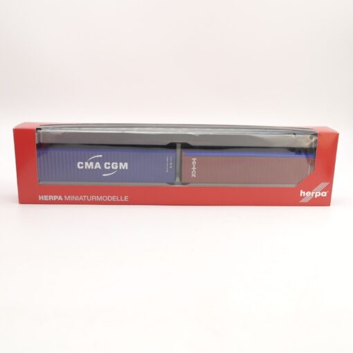 Herpa 1:87 076449-004 Container-Set 2x40 ft. Triton CMA CGM in OVP QR8650 – Bild 3