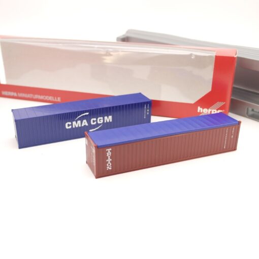Herpa 1:87 076449-004 Container-Set 2x40 ft. Triton CMA CGM in OVP QR8650