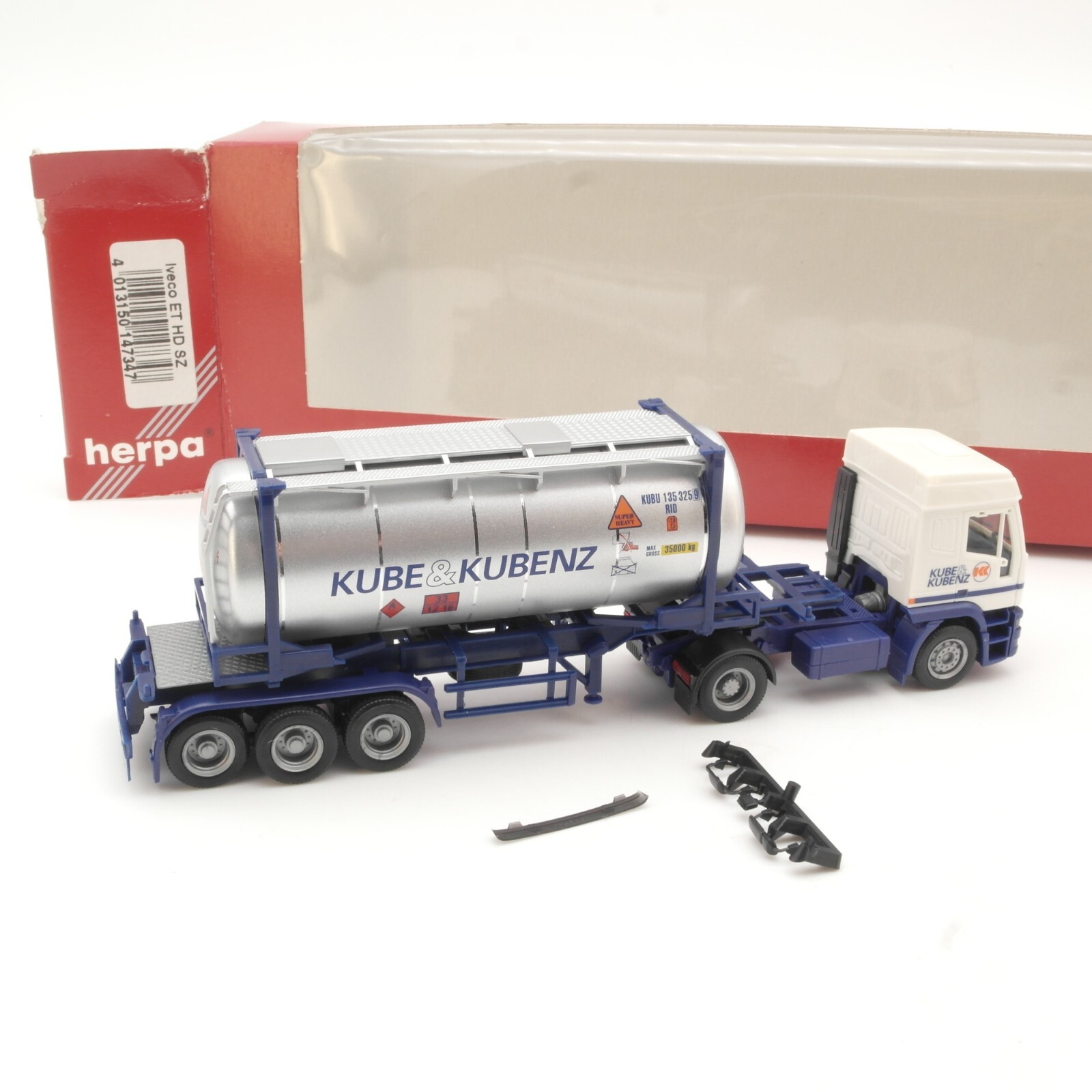 Herpa 1:87 147347 Iveco T HD Sattelzug Kube & Kubenz in OVP QR7654 – Bild 3