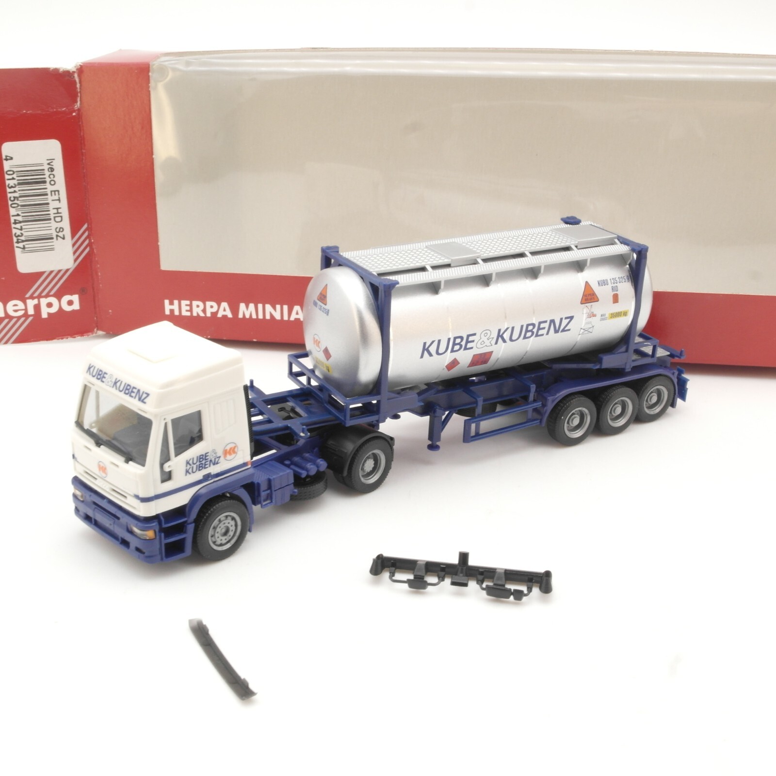 Herpa 1:87 147347 Iveco T HD Sattelzug Kube & Kubenz in OVP QR7654
