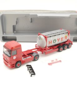 Herpa 1:87 150712 Actros LH '02 Tankcontainer-Sattelzug Hoyer in OVP QR7668