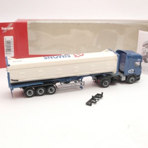 Herpa 1:87 152273 Scania R TL Sattelzug SNOWIS in OVP QR8313 – Bild 3