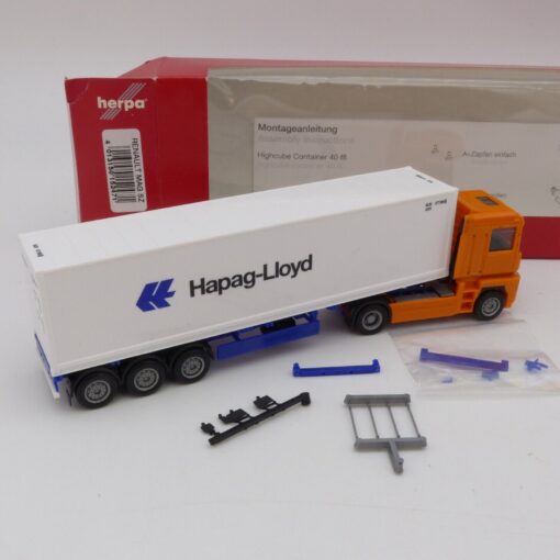 Herpa 1:87 152471 Renault Magnum Sattelzug Hapag Lloyd rar in OVP EX4771 – Bild 3