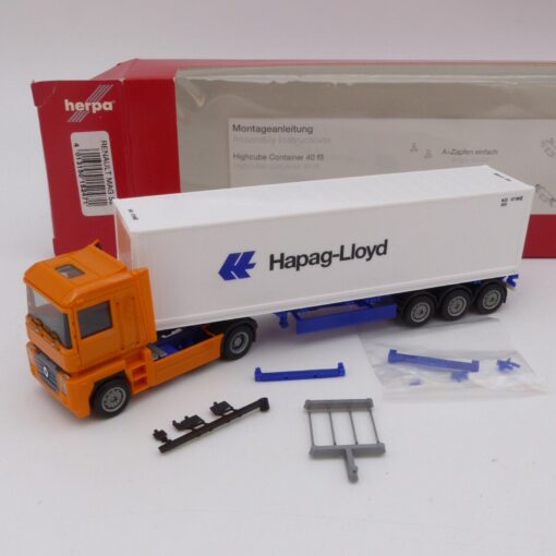 Herpa 1:87 152471 Renault Magnum Sattelzug Hapag Lloyd rar in OVP EX4771
