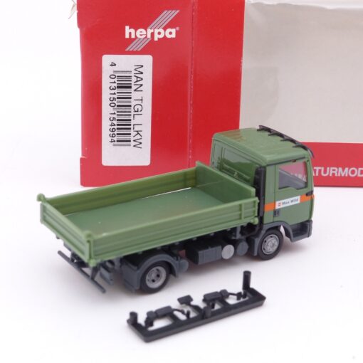 Herpa 1:87 154994 MAN TGL Pritschen-LKW Max Wild in OVP EX7453 – Bild 3
