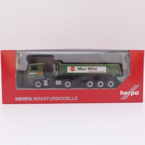 Herpa 1:87 155496 MAN TGS Rundmulden Sattelkipper Max Wild in OVP EX7437 – Bild 4