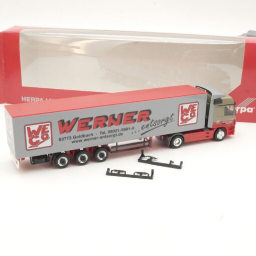 Herpa 1:87 156257 MB Actros AL-08 Sattelzug Werner in OVP QR7541 – Bild 3