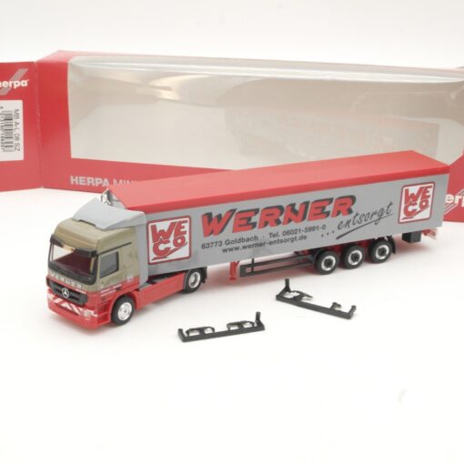 Herpa 1:87 156257 MB Actros AL-08 Sattelzug Werner in OVP QR7541
