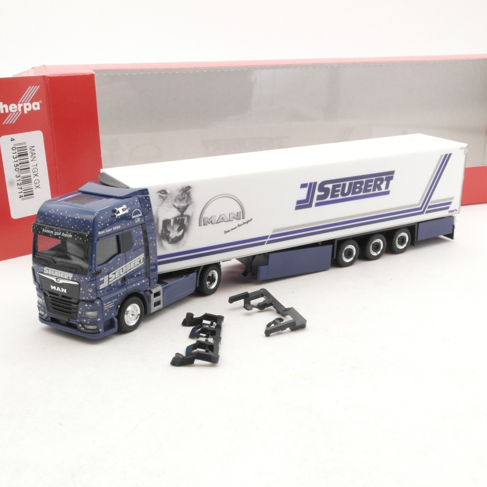 Herpa 1:87 312714 MAN TGX GX Sattelzug Seubert in OVP RA9405
