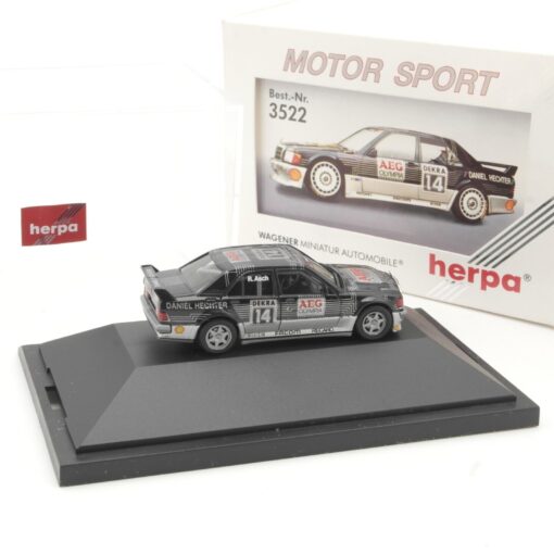 Herpa 1:87 3522 Mercedes Benz 190 E 5.5-16 #14 R. Asch in OVP QR5715 – Bild 3