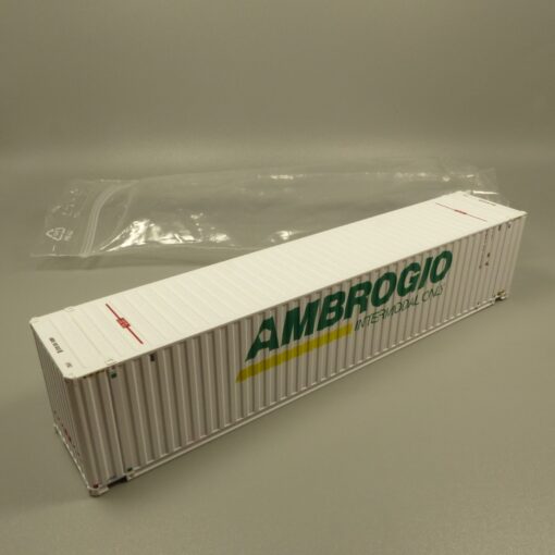 Herpa 1:87 45ft Container Ambrogio Intermodal only in EVP EX7100
