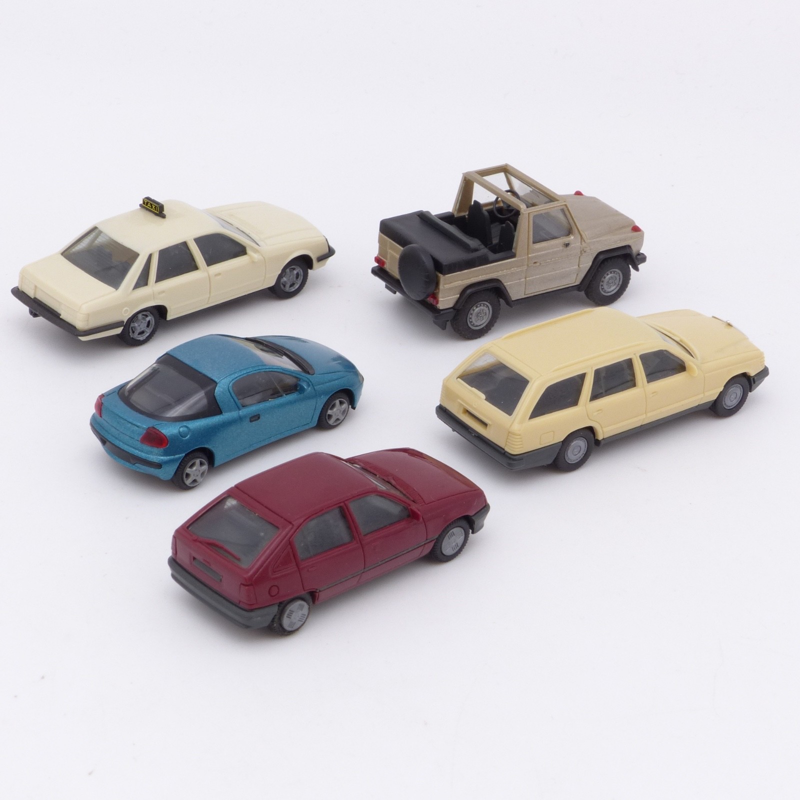 Herpa 1:87 5er-Pack diverse PKW Modelle in Tüte siehe Bilder o. EX8174 – Bild 3