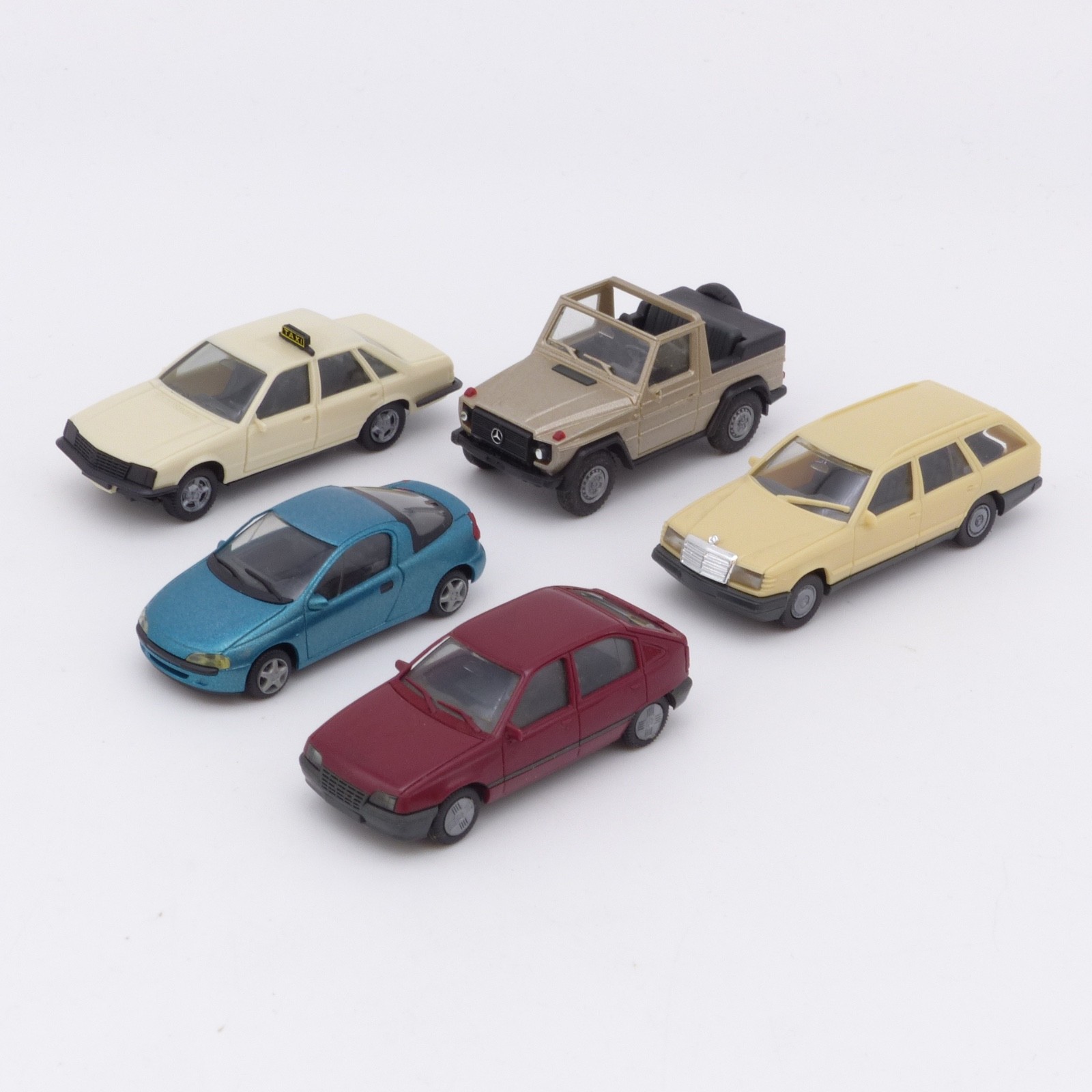 Herpa 1:87 5er-Pack diverse PKW Modelle in Tüte siehe Bilder o. EX8174