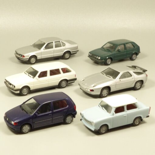 Herpa 1:87 6er-Pack divers PKW Modelle in Tüte siehe Bilder o. EX5035
