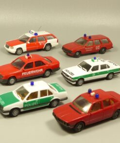 Herpa 1:87 6er-Pack diverse Einsatzfahrzeuge in Tüte siehe Bilder o. EX5027