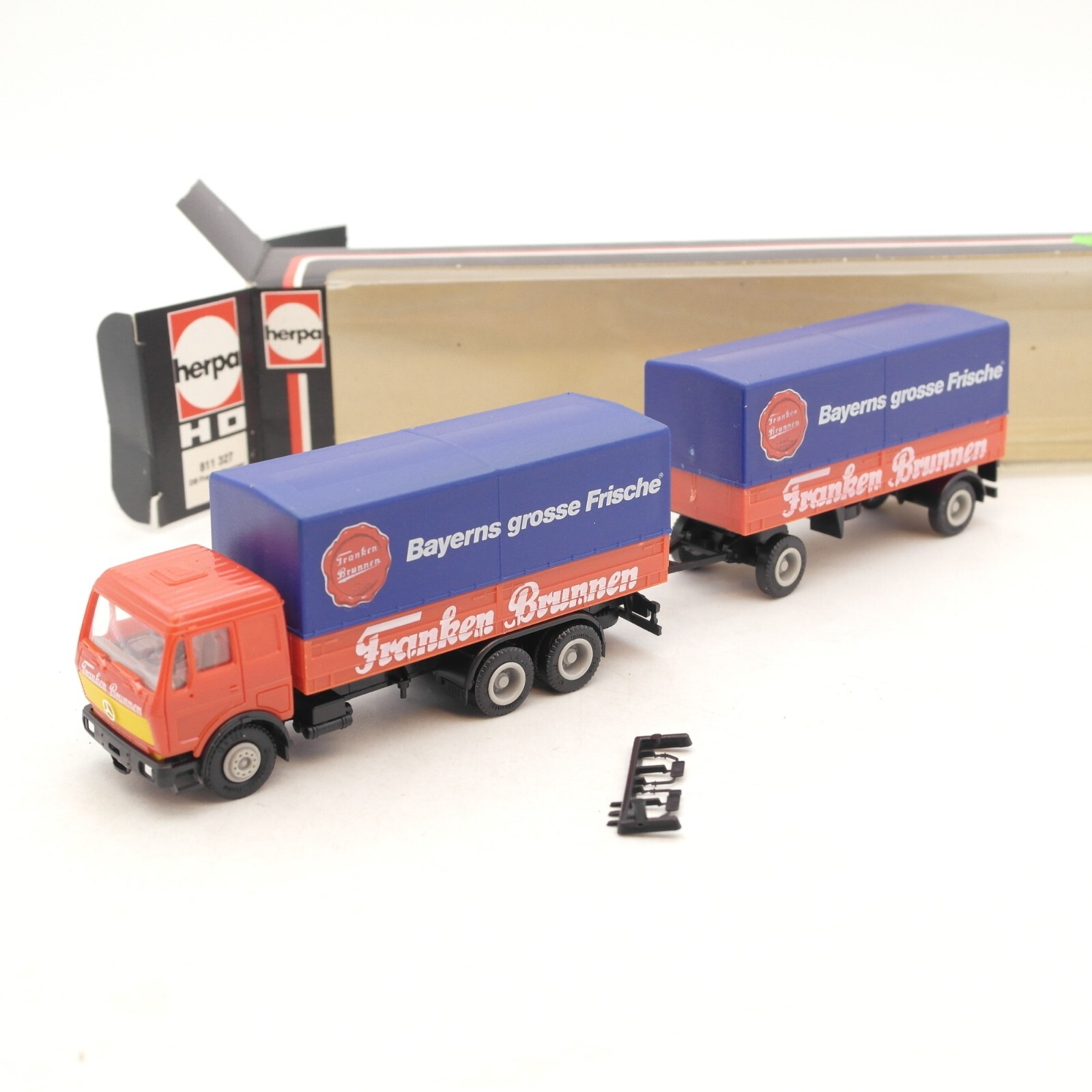 Herpa 1:87 811 327  MB Hängerzug Frankenbrunnen in OVP RF5122