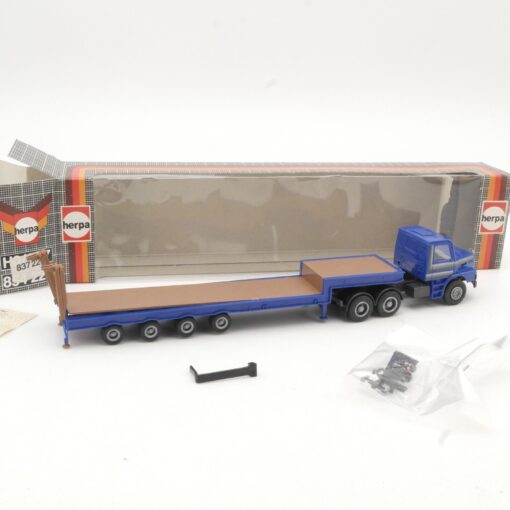 Herpa 1:87 837220 Scania Hauber Tieflade-Sattelzug in OVP RR128 – Bild 3