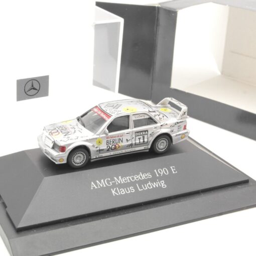 Herpa 1:87 AMG Mercedes 190 E Klaus Ludwig #1 in OVP QR5809