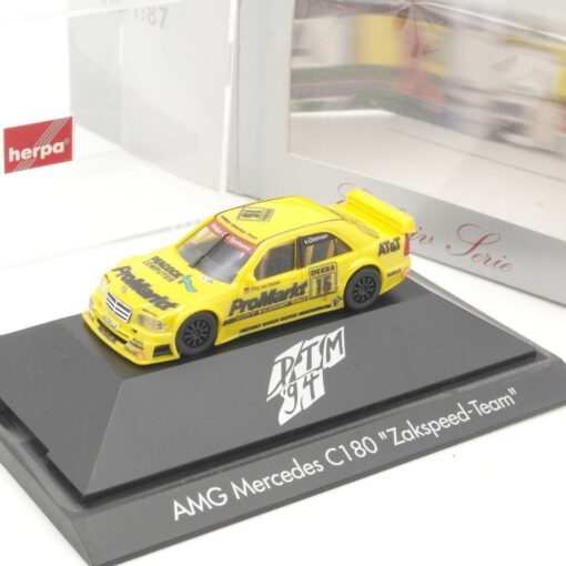 Herpa 1:87 AMG Mercedes C180 Zackspeed ProMarkt #15 in OVP QR7016
