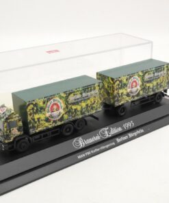 Herpa 1:87 MAN F90 Hängerzug Berliner Bürgerbräu In PC Box RI1355