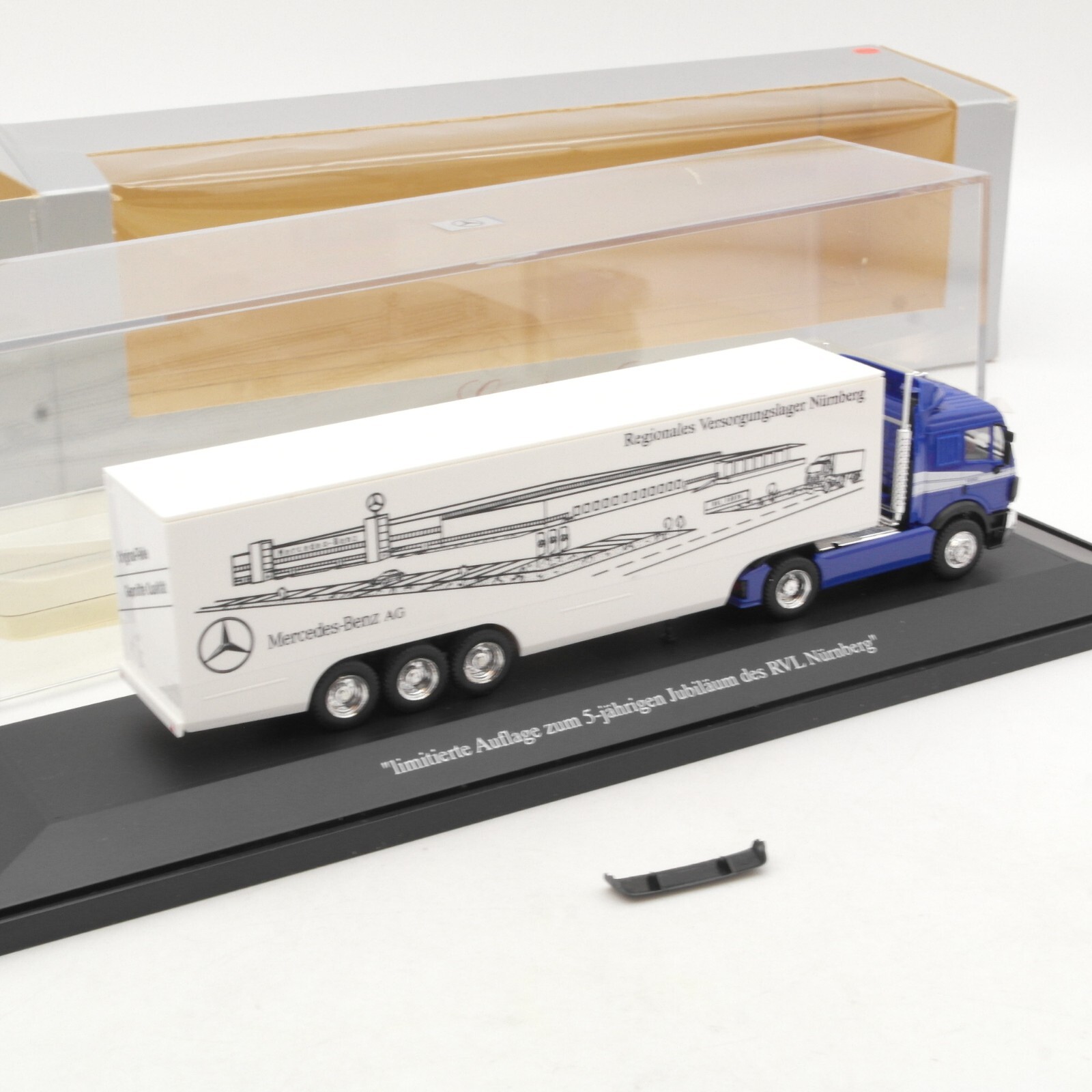 Herpa 1:87 MB 1850 Sattelzug Versorgungslager Nürnberg limitiert in OVP RA8125 – Bild 3