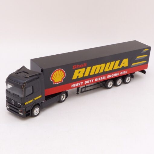 Herpa 1:87 MB Actros Sattelzug Shell RIMULA, siehe Bilder o. EB9314