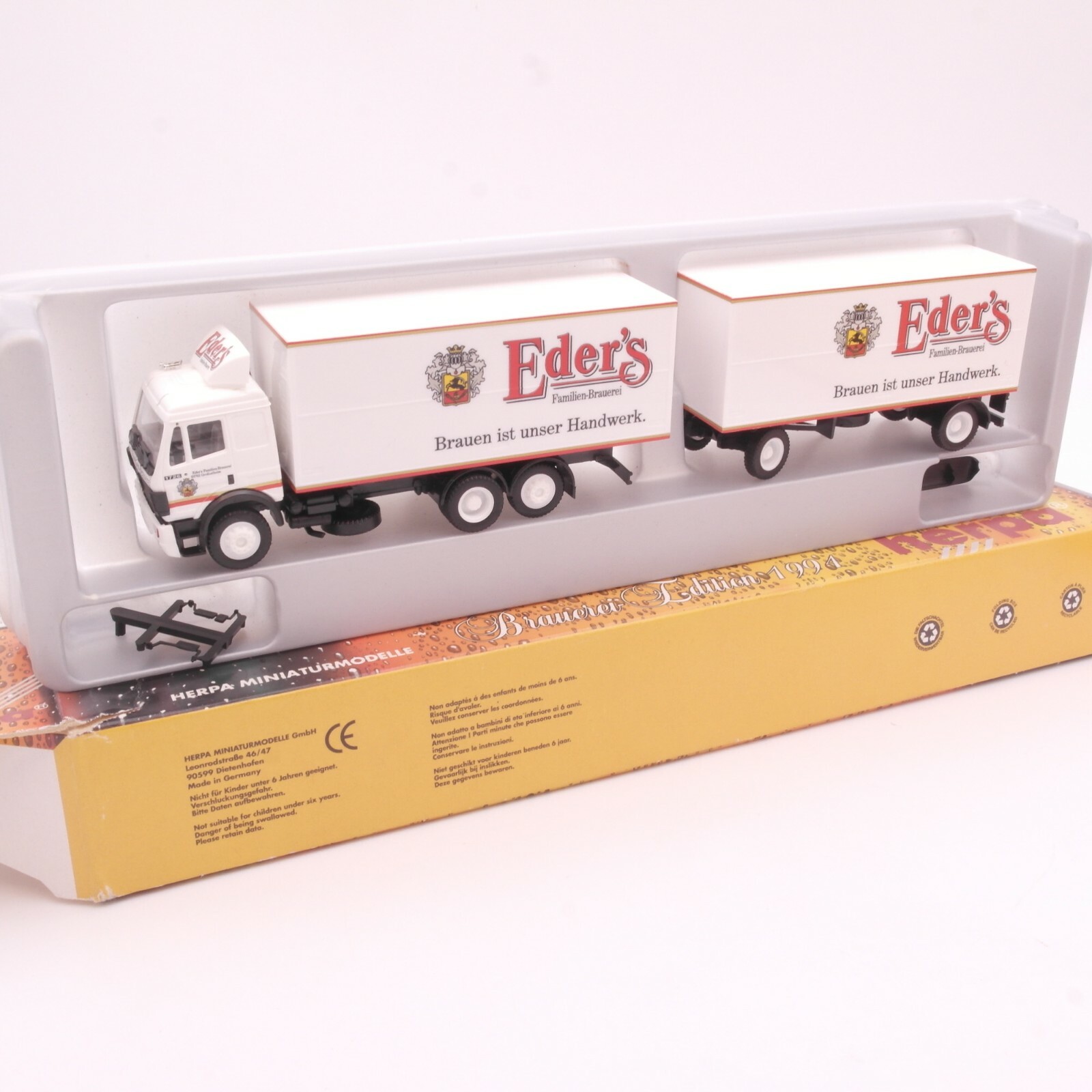 Herpa 1:87 MB Hängerzug Eder´s in OVP RT7546