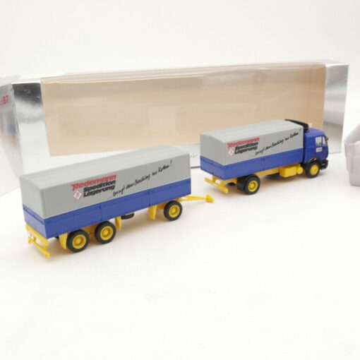 Herpa 1:87 MB Hängerzug Redemann Spedition in OVP RI7930 – Bild 3