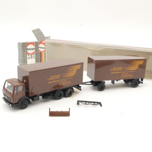Herpa 1:87 MB Hängerzug Schneider & Schneider Spedition in OVP RR120