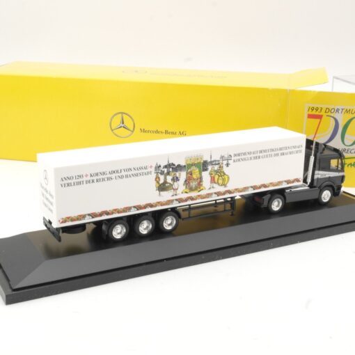 Herpa 1:87 Mercedes Benz 1850 Sattelzug Niederlassung Dortmund in OVP QR5846 – Bild 3