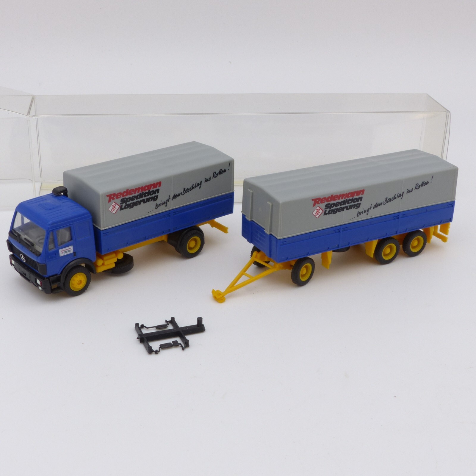 Herpa 1:87 Mercedes SK Hängerzug Redemann in EVP EX3259