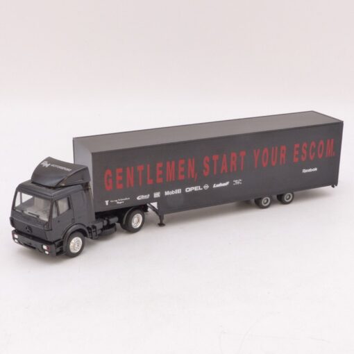 Herpa 1:87 Mercedes SK Sattelzug Gentlemen ESCOM, siehe Bilder o. EB9315