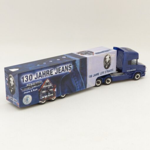 Herpa 1:87 Nr.: 149259 Scania 164L Sattelzug 130 Jahre Jeans, s. Bilder o. EX419 – Bild 3