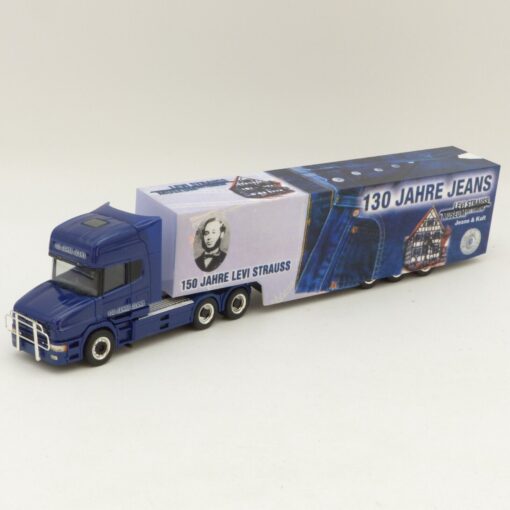 Herpa 1:87 Nr.: 149259 Scania 164L Sattelzug 130 Jahre Jeans, s. Bilder o. EX419