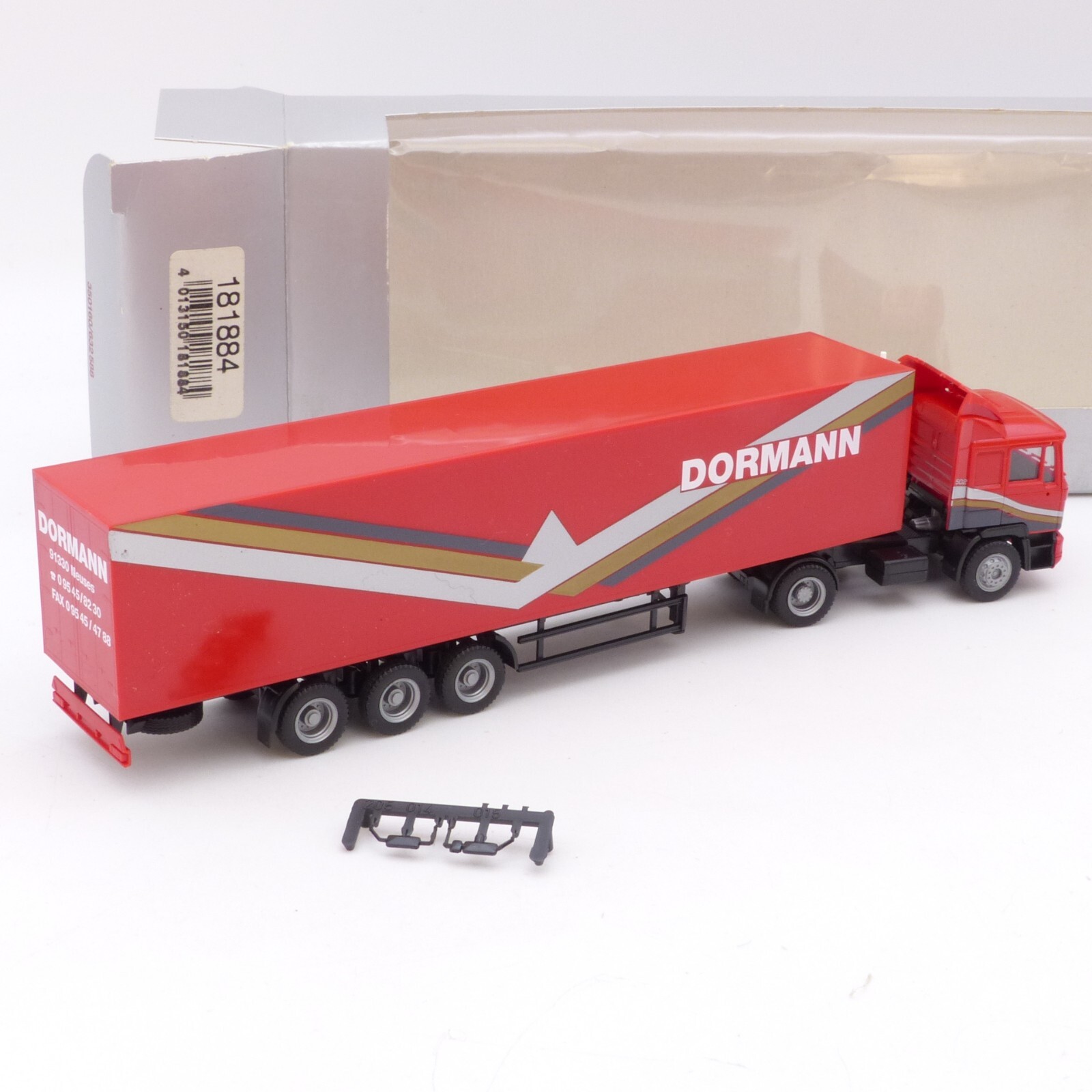Herpa 1:87 Nr.: 181844 MAN F90 Sattelzug DORMANN, in OVP EX790 – Bild 3